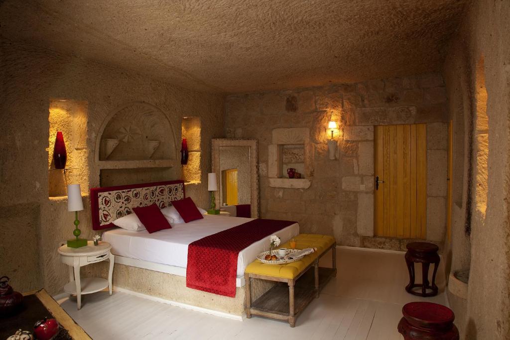 Hezen Cave Hotel Ортахисар Номер фото