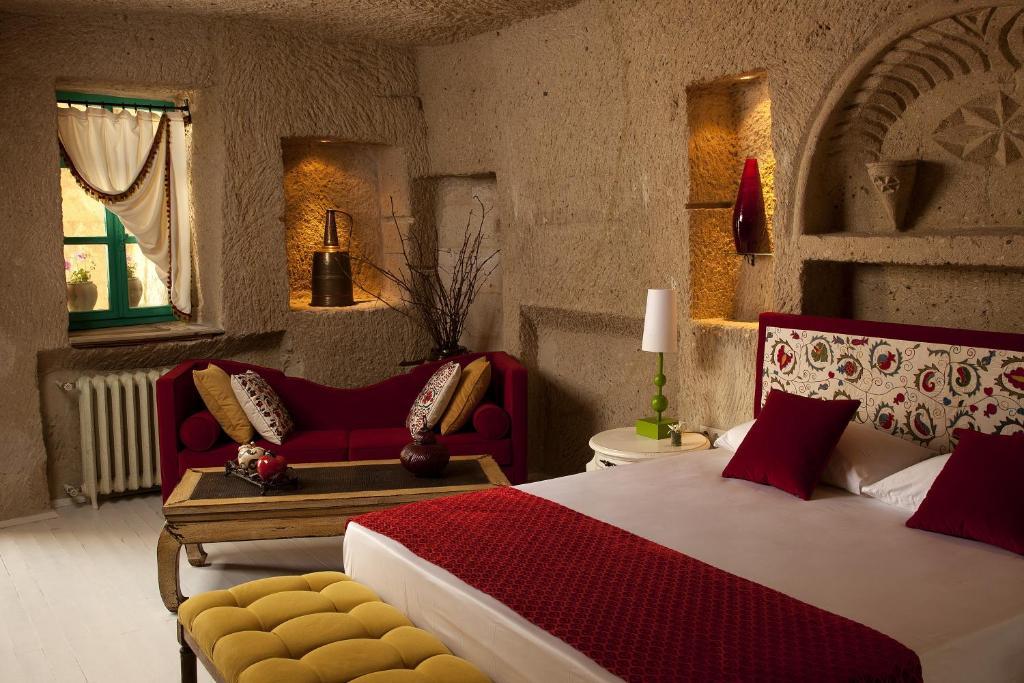 Hezen Cave Hotel Ортахисар Номер фото