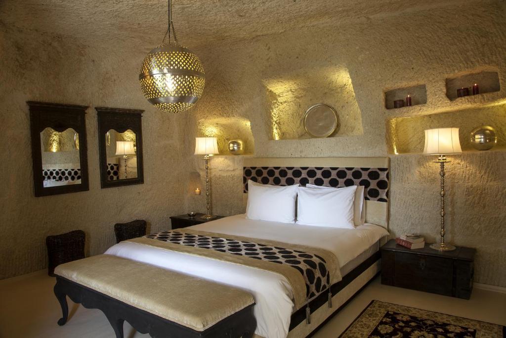 Hezen Cave Hotel Ортахисар Номер фото